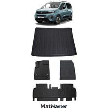 Opel Combo 2021 Model 5d Premium Ekstra Havuzlu Paspas ve Bagaj Havuzu Set