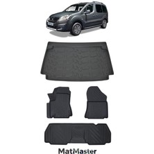 Peugeot Partner 2012 Model 5d Premium Ekstra Havuzlu Paspas ve Bagaj Havuzu Set