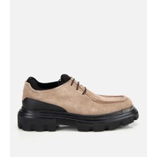 Hotiç Erkek Süet Deri Vizon Yüksek Tabanlı Günlük Ayakkabı