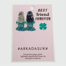 Sepetim 3lü Arkadaşlık Bileklik Kartı-Lila