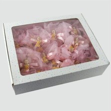 Sepetim Kız Figürlü Dolap Süsü-Pembe