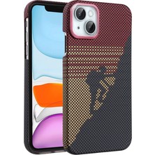 Adige Iphone 14 Kılıf Karbon Dizayn Magsafe Kablosuz Şarj Özellikli + Ekran Koruyucu