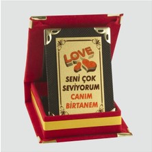 Sepetim Canım Birtanem Plaketi-Kırmızı