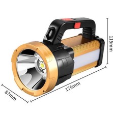 6 Mod Şarjlı El Feneri Projektör Tipi  WT-615 - Lisinya