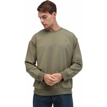 Lumberjack MB SN75 C NECK SW 5PR Haki Erkek Sweatshirt