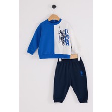 U.s. Polo Assn Erkek Bebek 2 Li Takım Cobalt Mavi