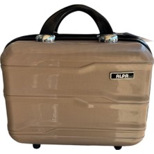 Kahverengi Silikon Makyaj ve Tıraş Çantası, Hafif ve Şık Tasarım