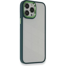 iPhone 13 Pro Max Kılıf Dora Kapak - Haki Yeşil - BRF12280-6265