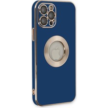 iPhone 12 Pro Max Kılıf Store Silikon - Mavi - BRF18205-9315