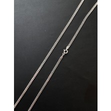 3 mm 65 cm Gurmet Erkek Gümüş Zincir Kolye