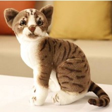Berat Toys Berattoys 30 cm Sesli Peluş Kedi Miyavlayan Oyuncak Kedi Hediyelik Peluş Oyuncak