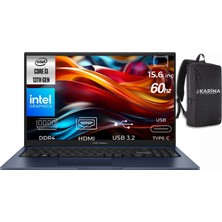 Asus Vivobook 15 Intel Core I3-1315U X1504VA-NJ2765-19 8gb 512GB  W11PRO 15.6" 60Hz Fhd Dizüstü Bilgisayar