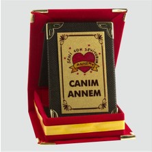 Sepetim Canım Annem Plaketi-Kırmızı