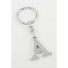 Sepetim Harfli Metal Anahtarlık-A