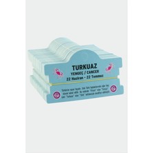 Sepetim Turkuaz - Yengeç Burç Bileklik Kartı-Turkuaz