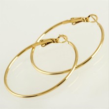 Boru Halka Çelik Küpe 3 cm