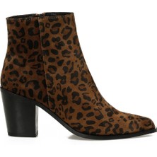 Nine West Venıze5 5pr Leopar Kadın Kovboy Bot