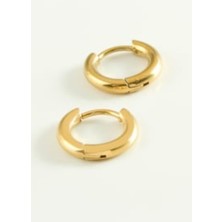 Boru Lüks Çelik Küpe 1 cm