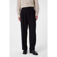 Antioch Siyah Baggy Fitilli Erkek Pantolon