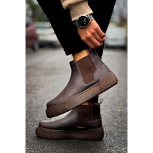 Deridün Yıldız Shoes MN069 - Crt Harmany Erkek Bot Kahve