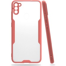 Samsung Galaxy A11 Kılıf Platin Silikon - Pembe - BRF11114-6074