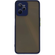Realme C35 Kılıf Montreal Silikon Kapak - Lacivert - BRF17811-6364