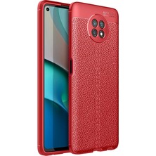Xiaomi Redmi Note 9 5g Kılıf Auto Focus Kapak - Kırmızı - BRF12346-9404