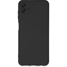 Samsung Galaxy A04E Kılıf Nano Içi Kadife Silikon - Siyah - BRF17764-8476