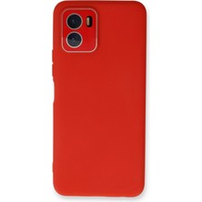 Vivo Y15S Kılıf Lansman Glass Kapak - Kırmızı - BRF17269-8574