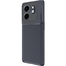 Infinix Smart 9 Kılıf Auto Focus Karbon Kapak - Lacivert - BRF12704-2040