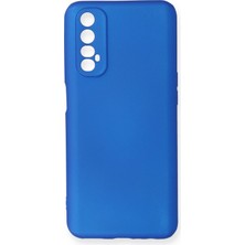 Realme 7 Kılıf First Silikon - Mavi - BRF18807-3567