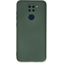 Xiaomi Redmi Note 9 Kılıf Nano Içi Kadife Silikon - Koyu Yeşil - BRF18274-2656