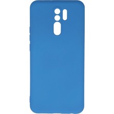 Xiaomi Redmi 9 Kılıf Nano Içi Kadife Silikon - Mavi - BRF15888-2152