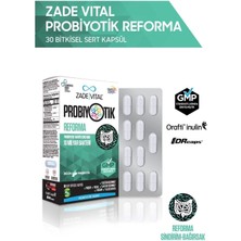 Zade Vital Probiyotik Reforma Takviye Edici Gıda 30 Bitkisel Kapsül