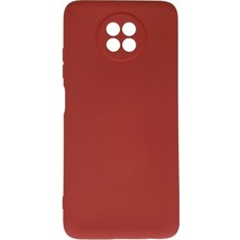 Xiaomi Redmi Note 9 5g Kılıf Nano Içi Kadife Silikon - Kiremit - BRF12072-1640