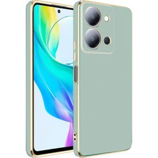Vivo Y36 Kılıf Volet Silikon - Açık Yeşil - BRF13883-2067
