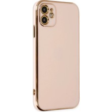 iPhone 12 Kılıf Volet Silikon - Pembe - BRF17477-6415