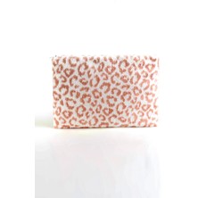 Baby Kangaroo Leopar Pembe Peluş-Welsoft 13-14-15-16 Inç Bilgisayar Çantası, Laptop Kılıfı, Notebook Kılıfı, Laptop Çantas