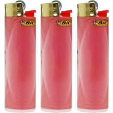 Bic Taşlı Çakmak 3 Adet, Slim, Desenli Renkler, Seçenekli