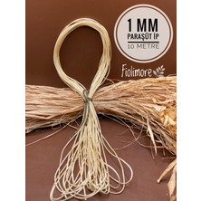 FioliMore Paraşüt Ipi Bej 734 Renk 1.kalite 10 Metre Takı Bileklik Anahtarlık Kolye Ipi