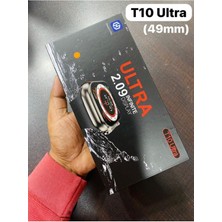 Turuncu 49MM Çift Kordon Akıllı Saat, Ios ve Android Uyumlu, Ultra Serisi T10