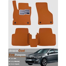 Citroen C-Elysee (2008-2024) Uyumlu Eva Paspas Tam Set–araca Özel,su Geçirmez,kolay Montaj