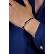 Italyan Çelik Unisex Bileklik 5mm