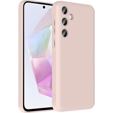 Galaxy A36 Kılıf Kamera Korumalı Kartlık Hazneli Vrdr Vitra Kapak - Pembe