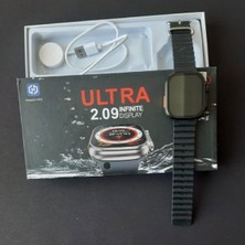 Siyah Akıllı Saat, T 10 Ultra Vatch, Şık ve Fonksiyonel Tasarım