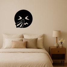 Hapşıran Yüz Ifade Dekoratif Tablo - Mdf 3mm - BRF13285-8905