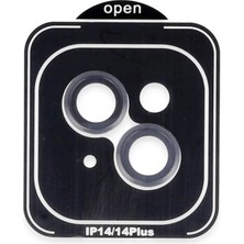iPhone 14 Pvd Metal Kamera Lens - Siyah - BRF17191-1765