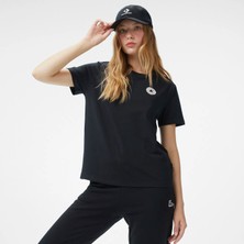 Markali Converse Chuck Patch Kadın Siyah Tişört CVW5T108-BLK