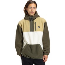 Quiksilver Ocean View Mix Up Hoody Erkek Yeşil Polar