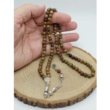 Yeşil Sandal Ağacı 99LUK Tesbih 6mm (56912)